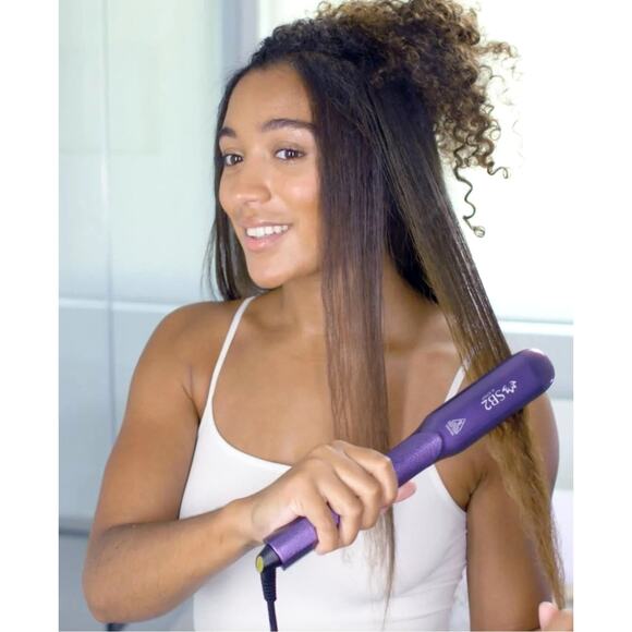 SB2 by SUTRA 1" Tourmaline-Infused Ceramic Flat Iron Hair Straightening NIB - Picture 4 of 12